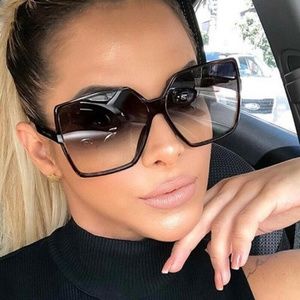 NEW Large Flat Square Oversized Women's Sunglasses
